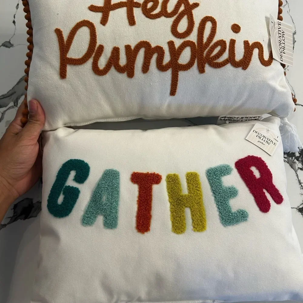 Threshold Holiday Pillows - NWT